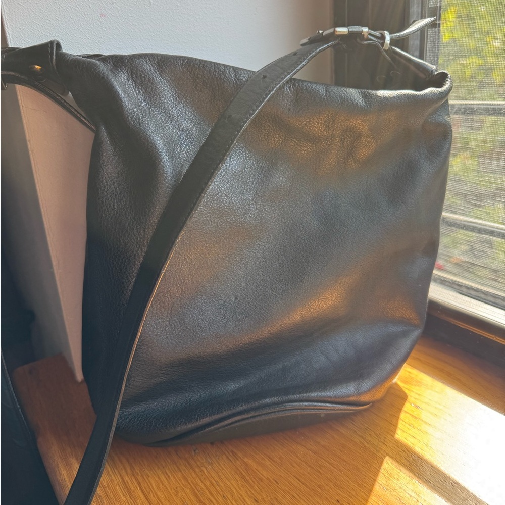 Leather crossbody bag
